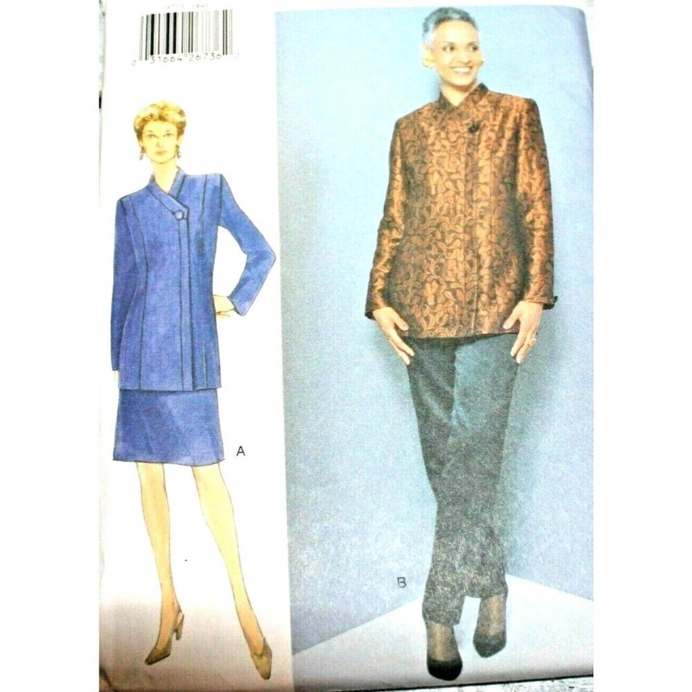 Vogue Sewing Pattern 9775‎ Jacket Pants Skirt Misses Size 6-10